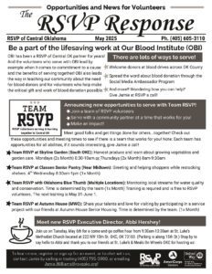 May 2025 RSVP Response News and Announcements for Volunteers